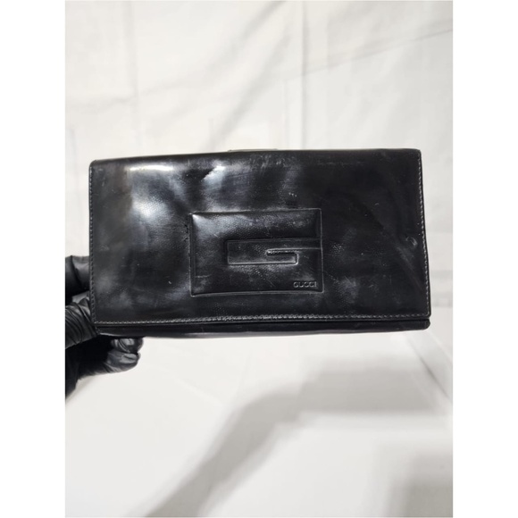 Authentic Gucci Square G Continental Wallet Black - Picture 1 of 9